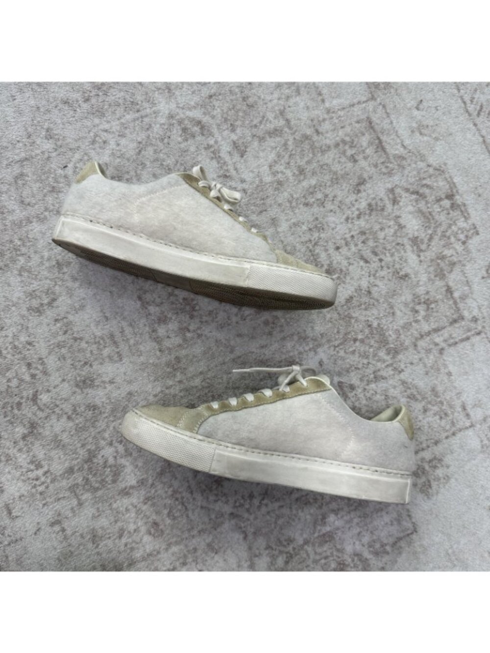 Common Projects Shoes Womens Size 6.5 Beige Suede Wool Low Top Sneakers 6079 - Picture 11 of 15